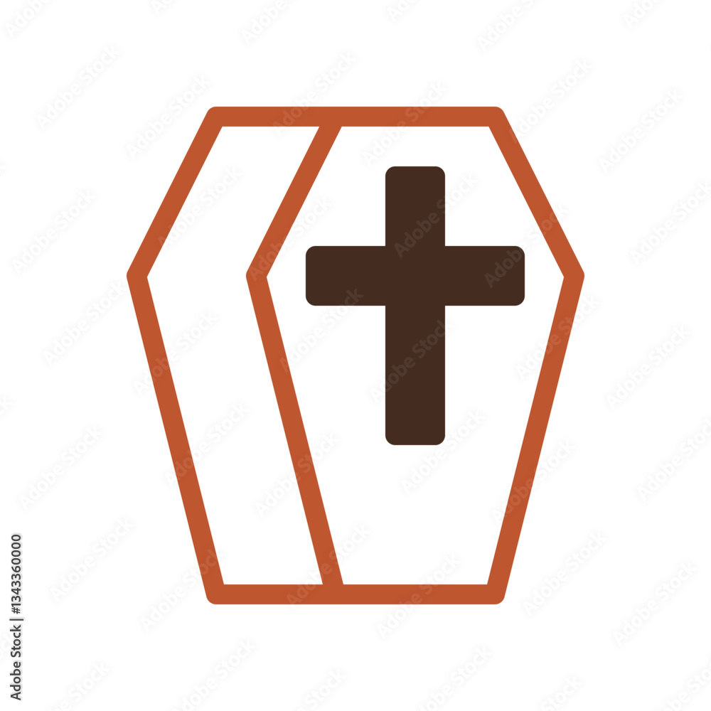 Fototapeta premium Symbolic Representation of Mortality and Faith