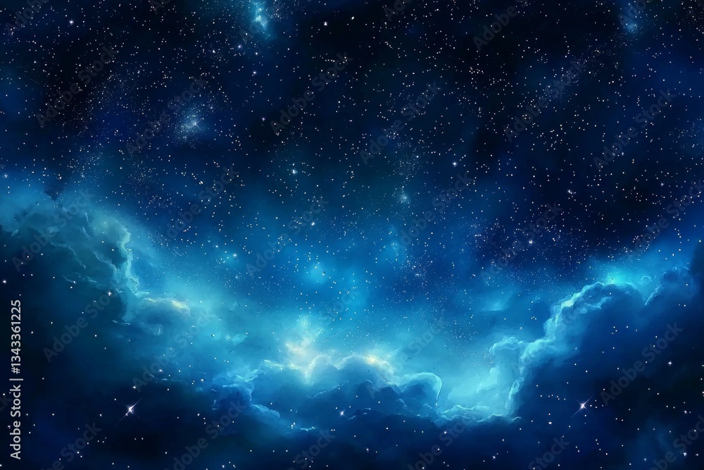 Abstract cosmic artwork showcasing a starry universe Abstract cosmic artwork showcasing a starry universe