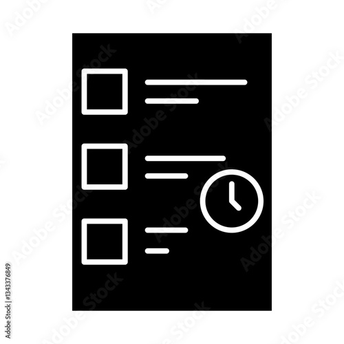 tasks glyph icon