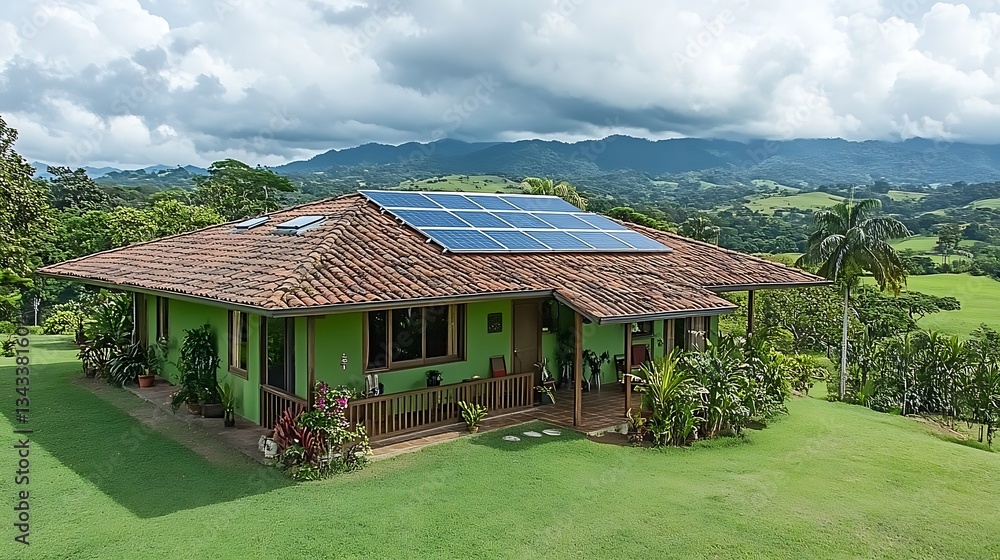 Green Eco-Home for Solar Power, Mountain View. Green Eco-Home for Solar Power, Mountain View.
