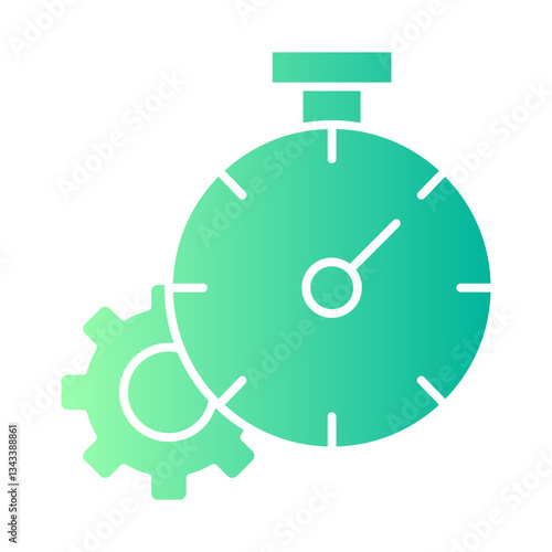 efficiency gradient icon