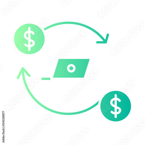 cost gradient icon