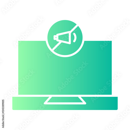 laptop gradient icon