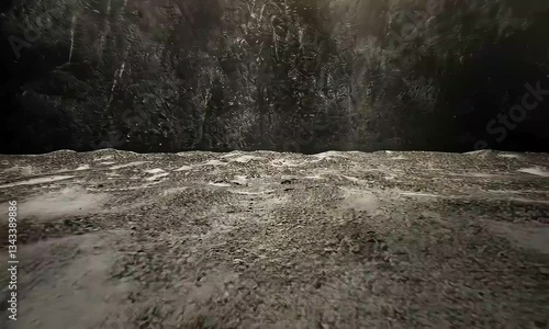 Wallpaper Mural Ethereal Light Illuminating a Dark Cave with Textured Ground and Mysterious Atmosphere Creating an Enigmatic and Dreamlike Setting Torontodigital.ca