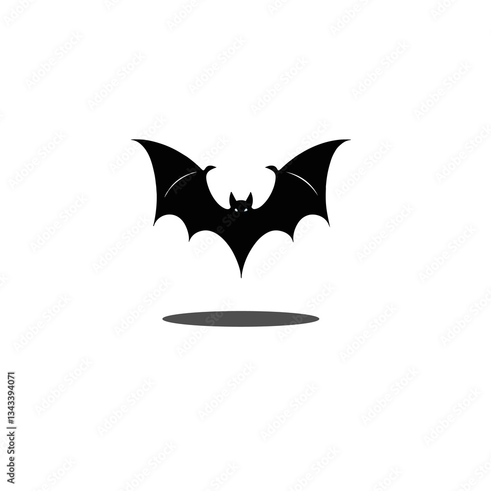 Fototapeta premium Bat Silhouette Vector