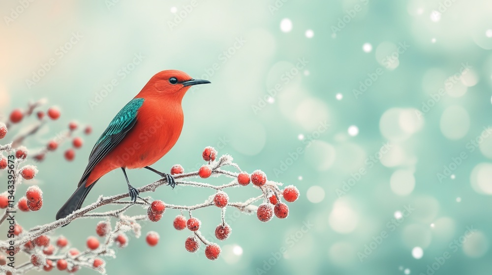 Space Thrush Black Overview Festive Snowy Beak Text Space Thrush Black Overview Festive Snowy Beak Text