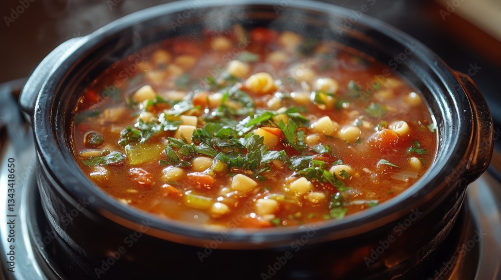 A vibrant tapestry of vegetables, tender pasta, and rich broth, a symphony of flavors and aromas, the comforting embrace of a steaming minestrone soup. A vibrant tapestry of vegetables, tender pasta, and rich broth, a symphony of flavors and aromas, the comforting embrace of a steaming minestrone soup.