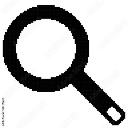 magnifying glass isolated on white
