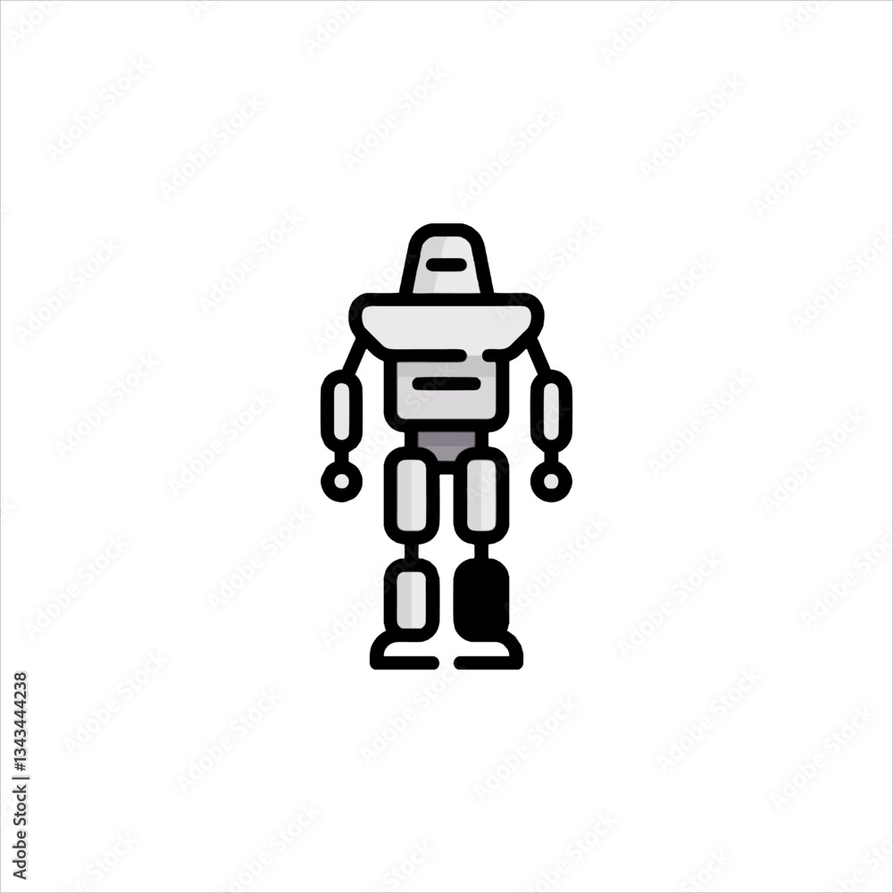 robotic toy robot vector illustration robotic toy robot vector illustration