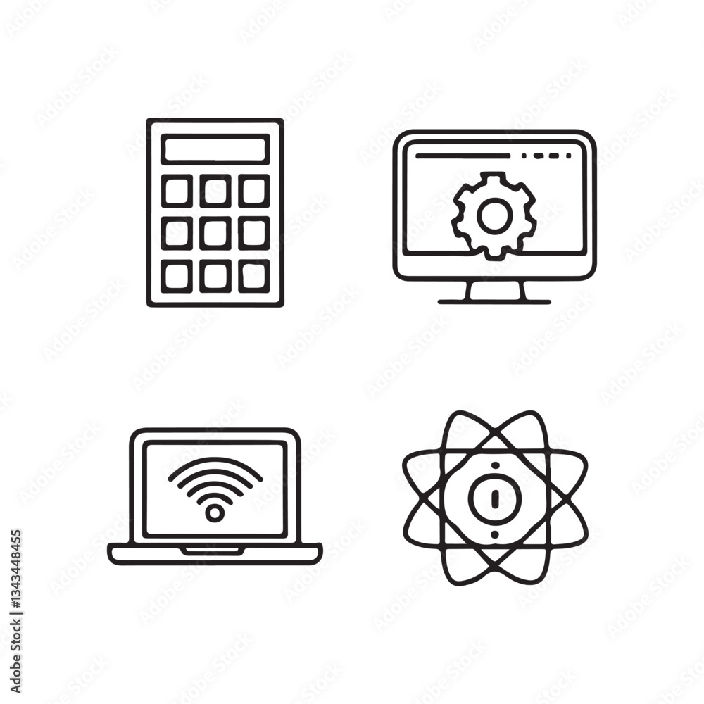 A comprehensive collection set of web development vector icons, ideal for enhancing websites, applications, and presentation. A comprehensive collection set of web development vector icons, ideal for enhancing websites, applications, and presentation.