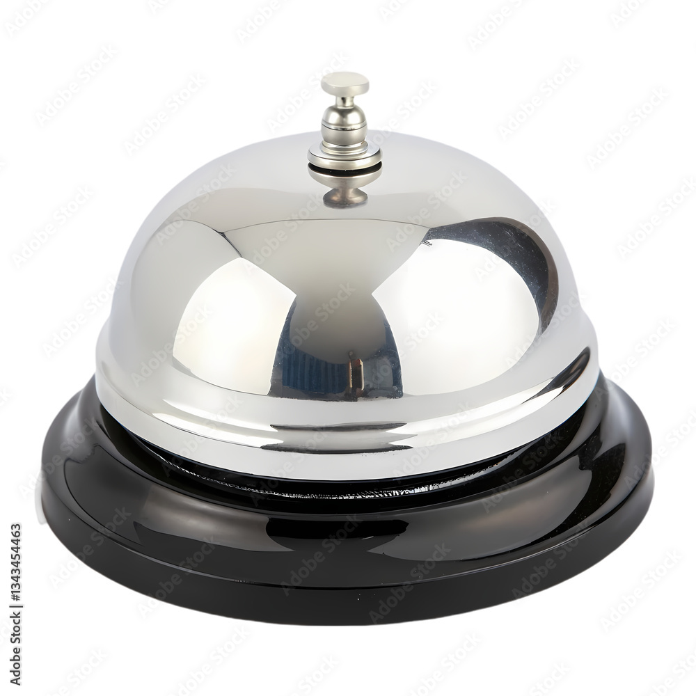 Chrome Service Bell: Reception Desk Decor Chrome Service Bell: Reception Desk Decor