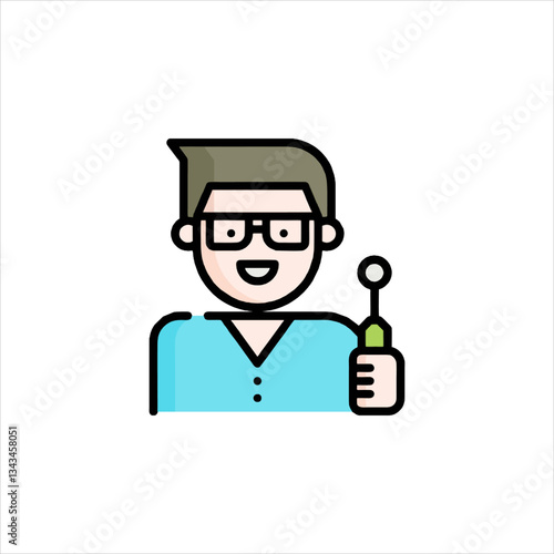 man with graduation cap