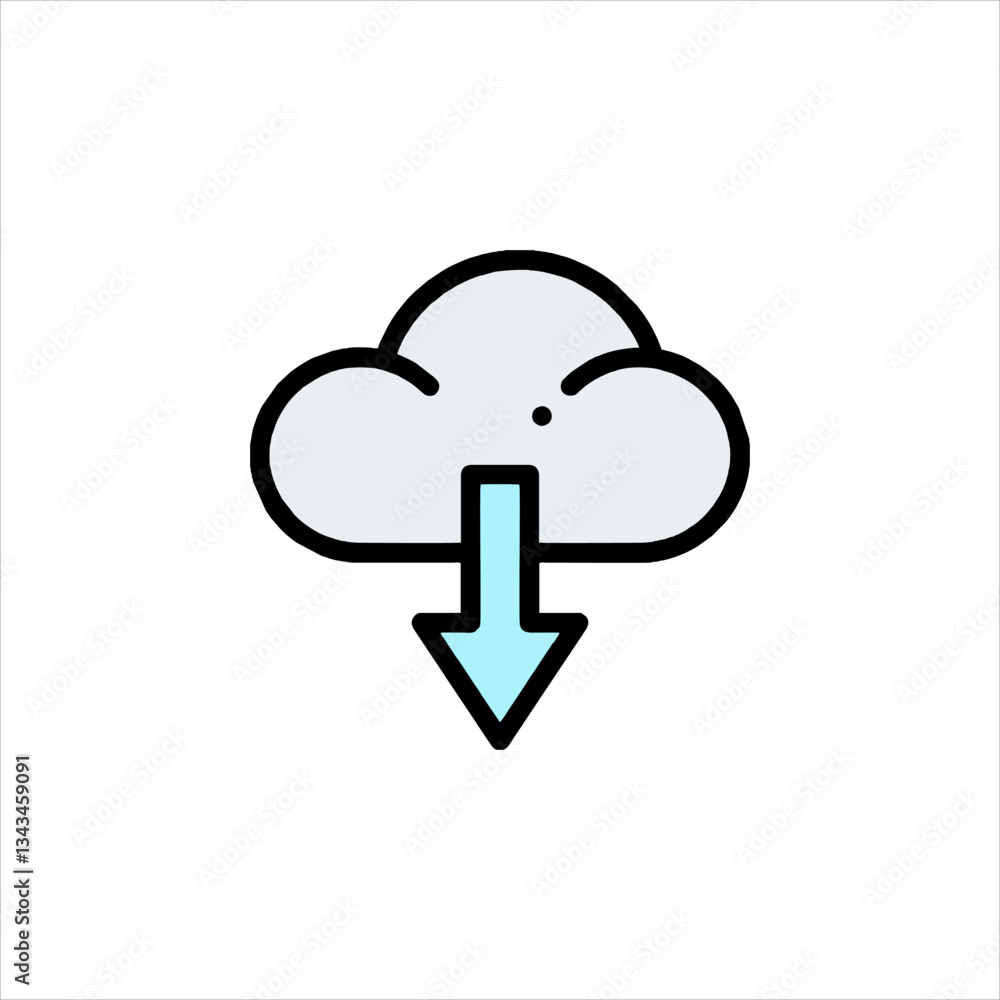 cloud computing icon cloud computing icon