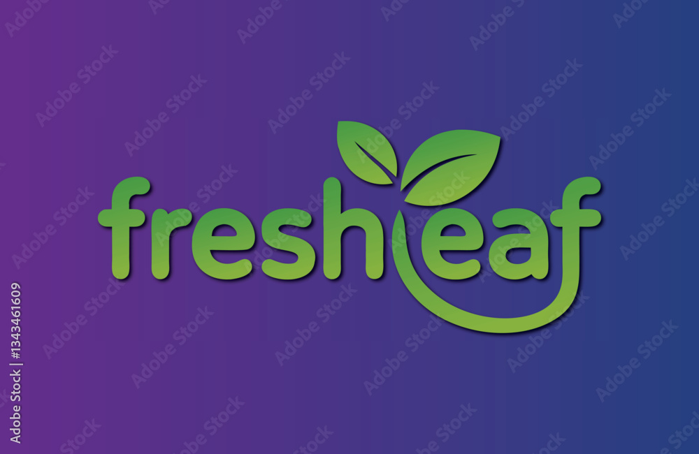 Naklejka premium FreshLeaf | Modern Logo Variations & Branding Concepts