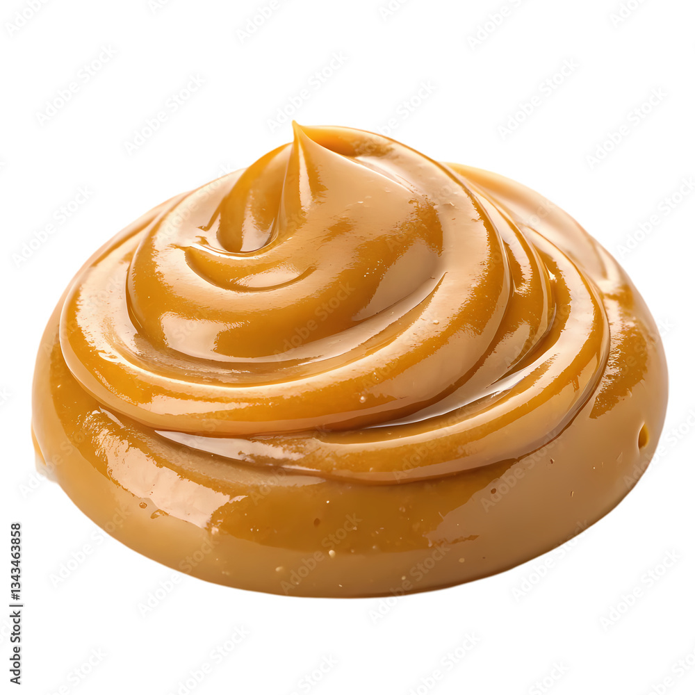 Fototapeta premium Dulce de Leche: Creamy Caramel Spread Texture