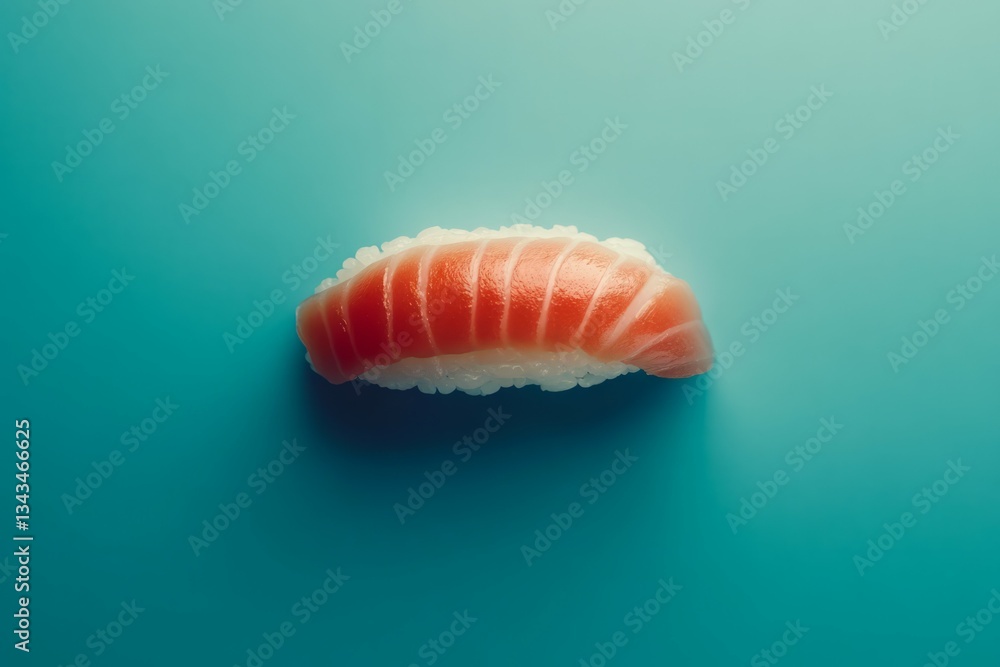 Assorted sushi rolls on bright background. AI generative Assorted sushi rolls on bright background. AI generative