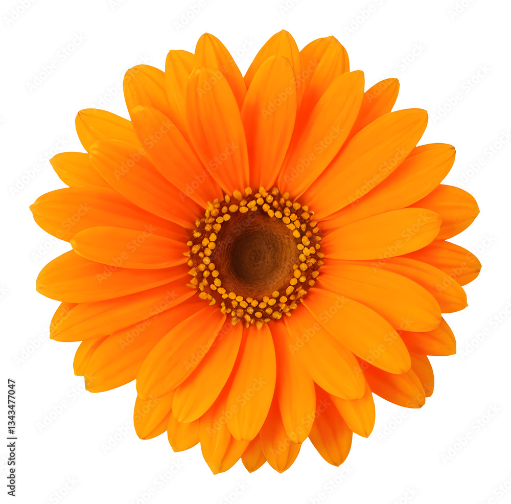orange flower isolated on transparent background, extracted, png file orange flower isolated on transparent background, extracted, png file