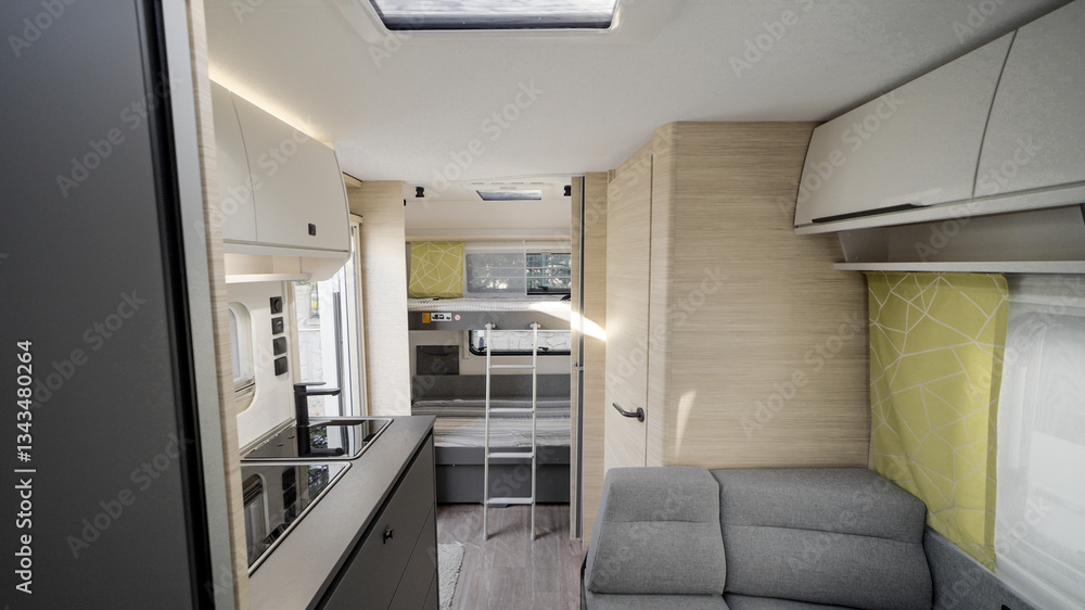 Obraz premium German camper van Fendt Apero SKM ANKARA,TR 10 September 2024