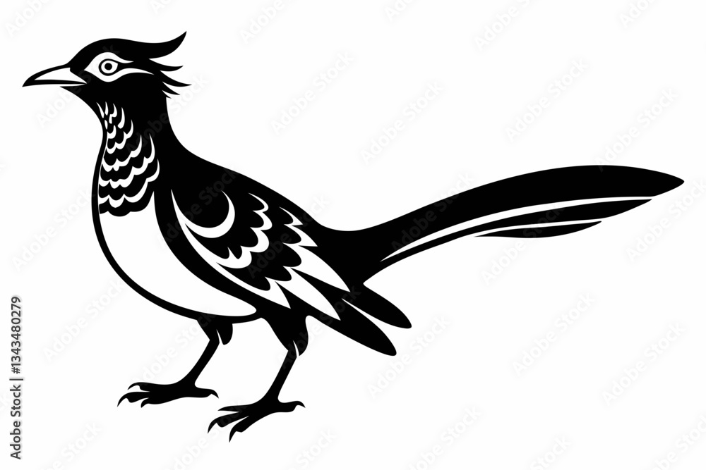 wryneck bird line art silhouette vector illustration wryneck bird line art silhouette vector illustration