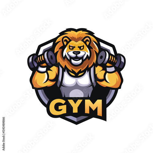 Gym mascot gym logo icon gym vector art design