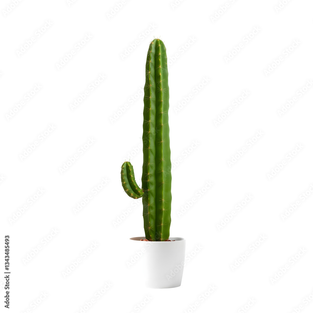 Single cactus displayed on white. png Single cactus displayed on white. png