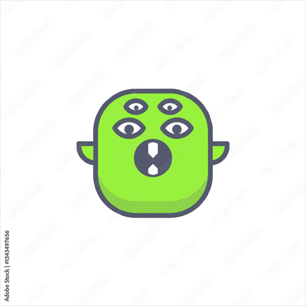 Fototapeta premium green phone icon