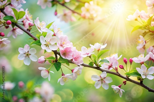 Spring Blossom Posters, Springtime Floral Art, Spring Season Ads