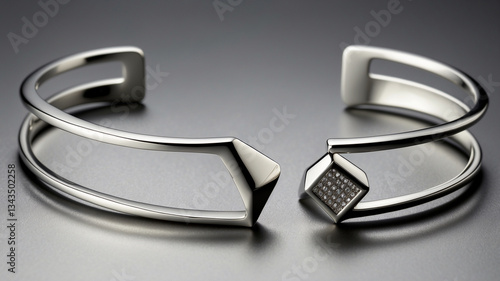 wedding rings on white background