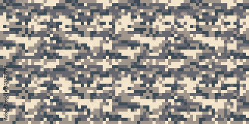 Фотография Pixel camouflage pattern