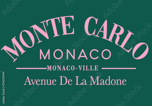 Monte Carlo France monaco french Club Nautical Varsity College colleigiate teams sail health USA Trending Anchor Whreaf Graphic Tee t-shirt logo slogan graphic artwork typography tote badge emblem 