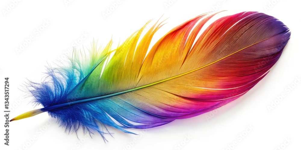 A single white feather, softly blurred, a minimalist macro study in delicate motion. A single white feather, softly blurred, a minimalist macro study in delicate motion.