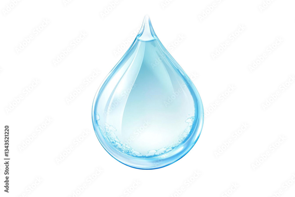 Water Drop Blue Liquid on Black. Water Drop Blue Liquid on Black.