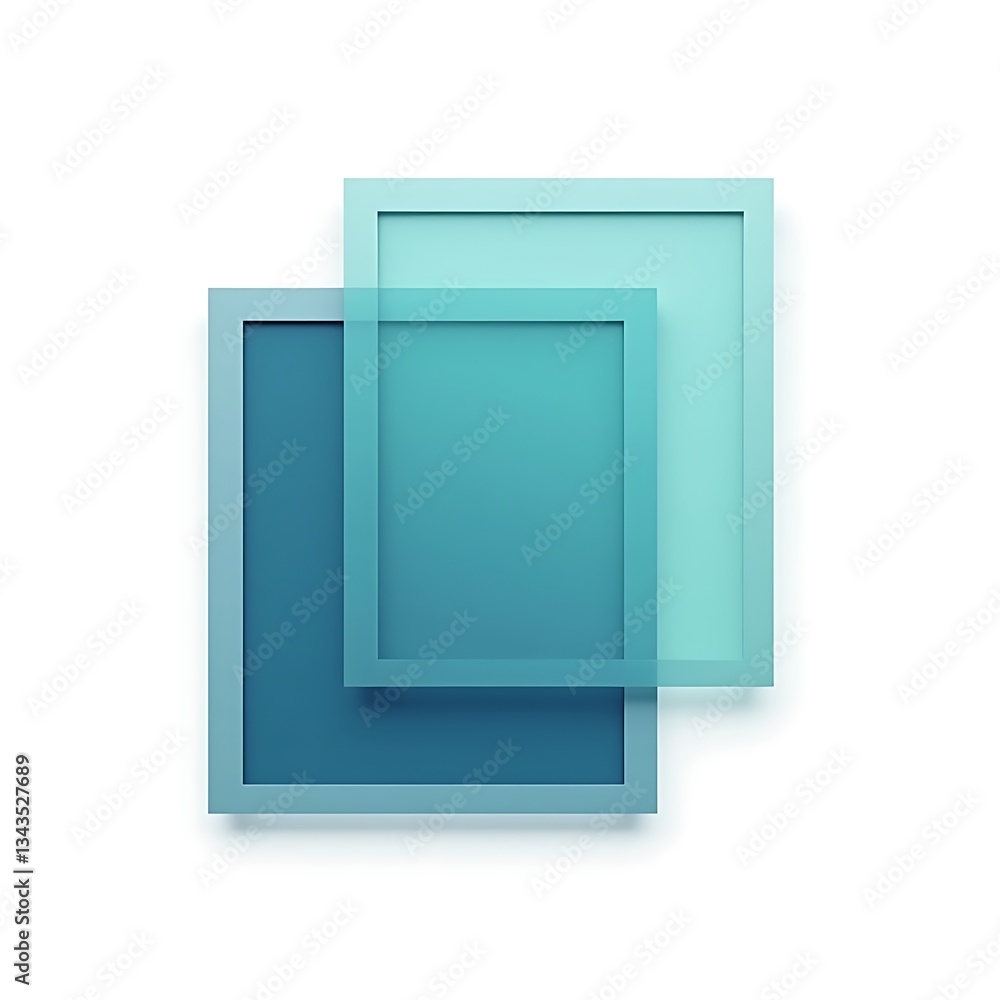 3D Gallery isolated on a white background 3D Gallery isolated on a white background