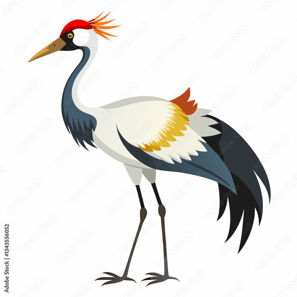 heron silhouette isolated on white heron silhouette isolated on white