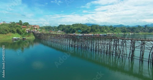 Wallpaper Mural landscape with river and blue sky Torontodigital.ca