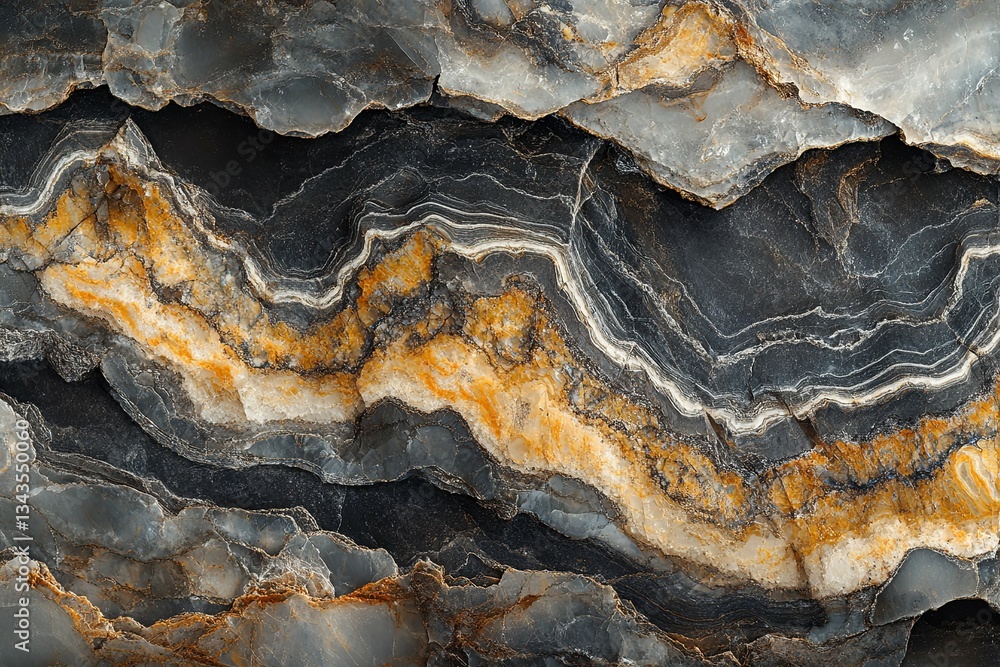 Fototapeta premium Beautiful natural stone surface displaying intricate color variations and patterns