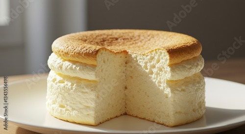 Fluffy Japanese Soufflé Cheesecake – Light, Airy, and Golden

