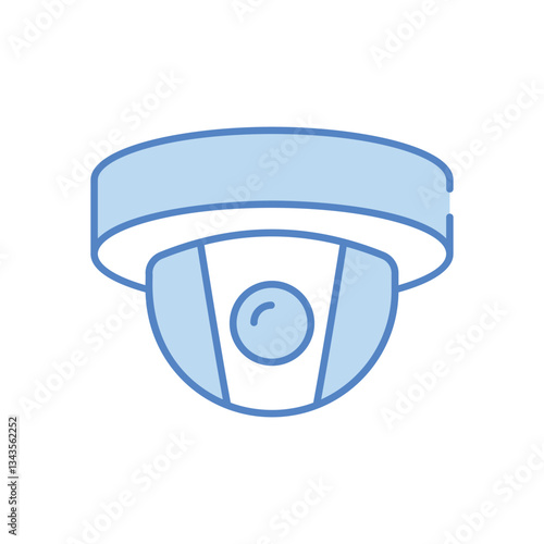 Closed Circuit Camera vector icon stock illustration