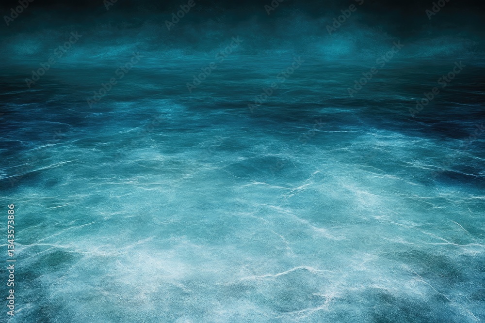 Deep Azure Water Scene