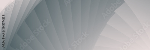 Abstract geometric pattern with smooth blue lines and digital motion design. A modern abstract graphic with gray geometric planes receding diagonally