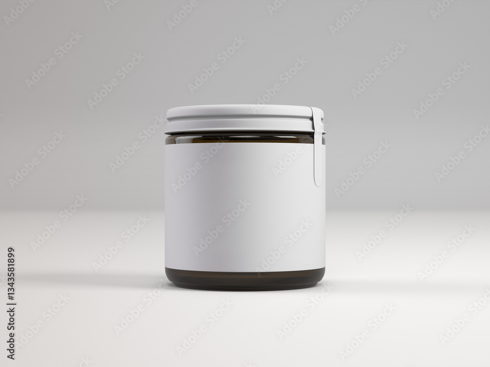Stack of White Plastic Food Containers with Lids on Gray Background Stack of White Plastic Food Containers with Lids on Gray Background