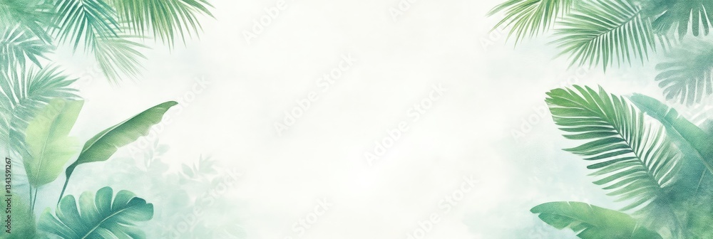 Delicate Tropical Foliage