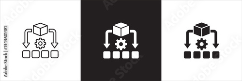 Financial resource icon. Money company source icons. Icon symbol compatible for finance, financial, business, management, logistic, asset, material, process, asset. Vector illustration.