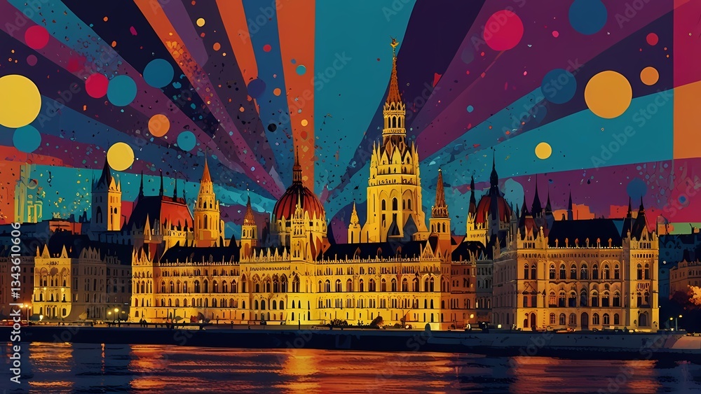 Obraz premium parliament of budapest hungary