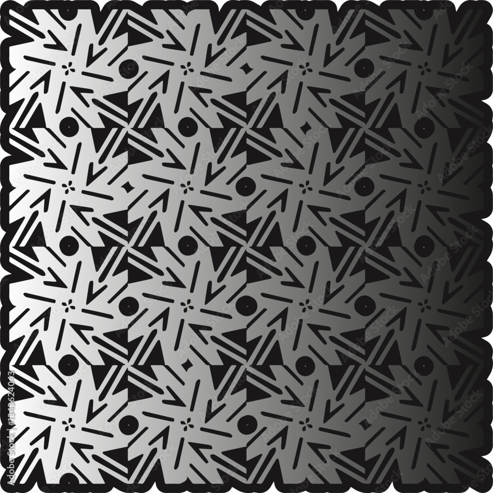 Silver metallic gradient with repeat Pattern . Abstract metallic background. Silver metallic gradient with repeat Pattern . Abstract metallic background.