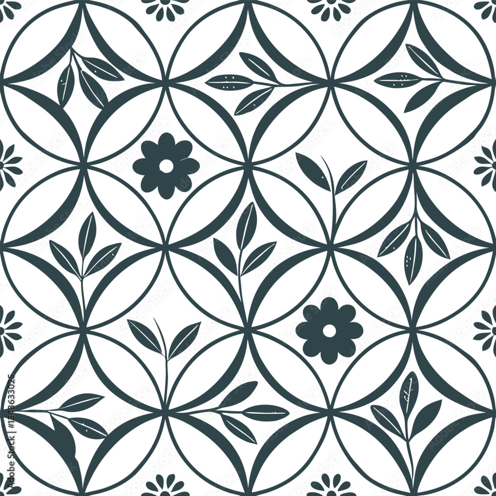 Seamless Geometric and Optical Illusion Patterns in Black and White Seamless Geometric and Optical Illusion Patterns in Black and White