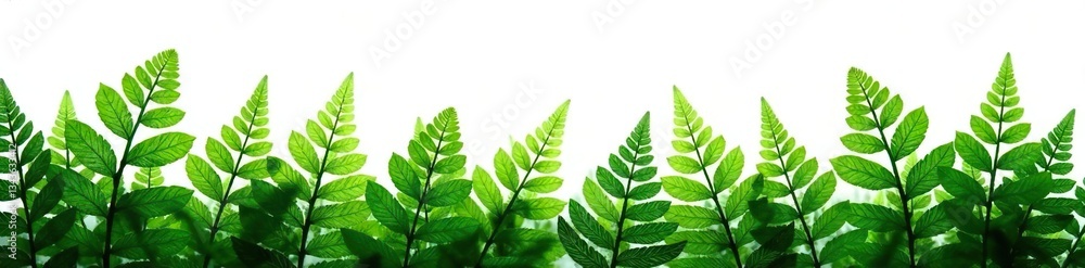 ferns in isolation against a plain white background, plants, nature, foliage ferns in isolation against a plain white background, plants, nature, foliage