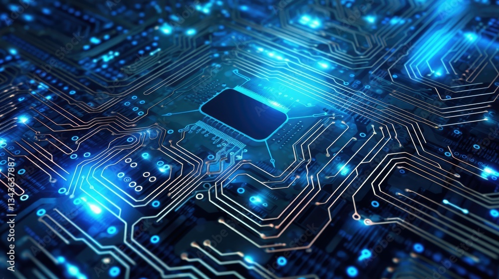 Digital Core Frozen Knowledge Crystalline Ideas Emerging from an Open Book on beautiful background 