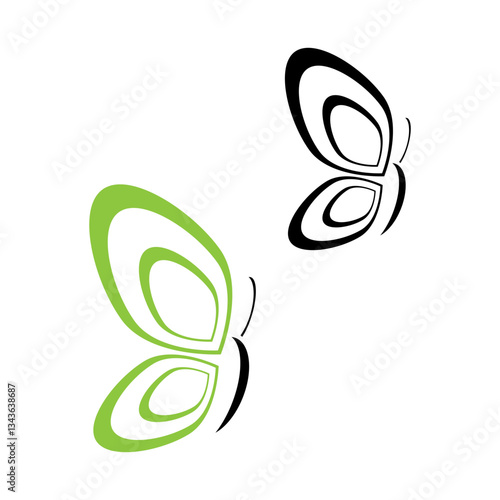 green music notes