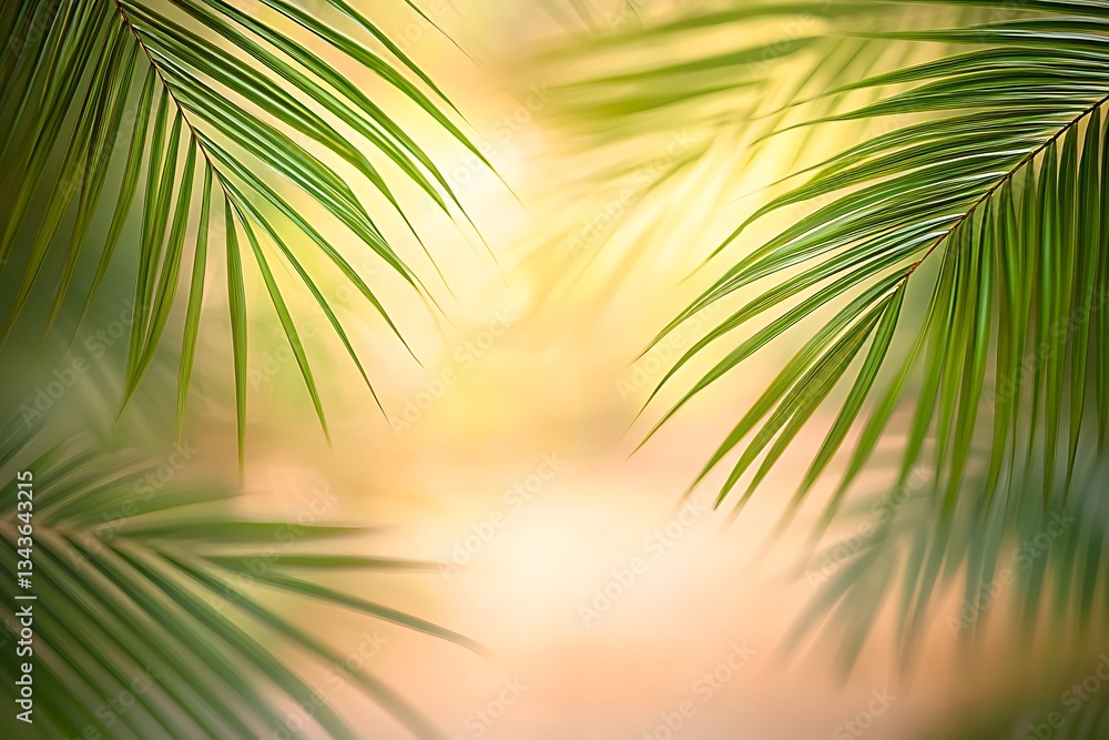 Fototapeta premium Beautiful wide paradise beach with golden sand